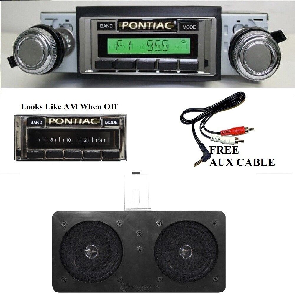 1978-81 Firebird Radio + Dash Speaker w/ FREE Aux Cable + 230 Stereo 