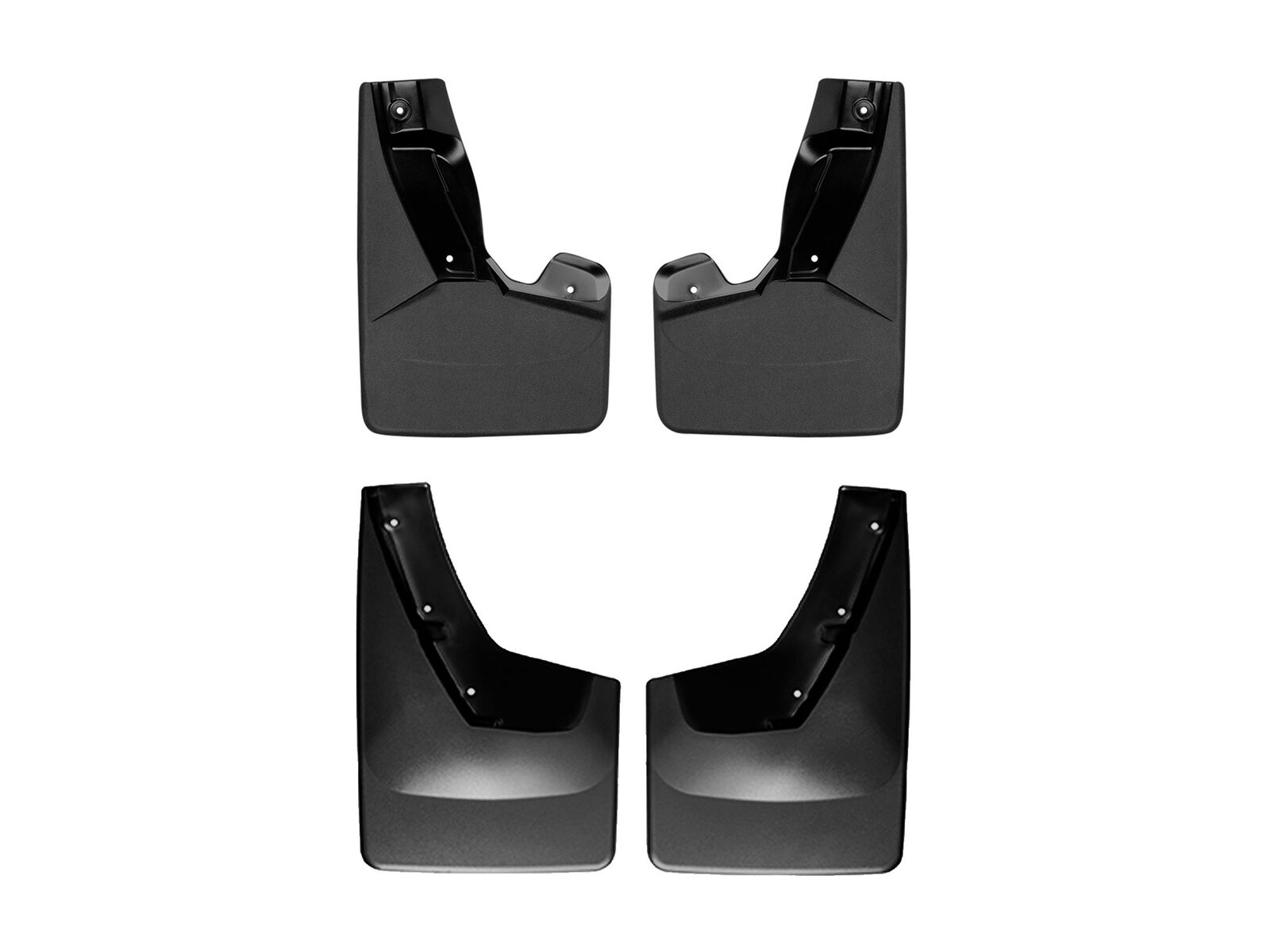 WeatherTech No-Drill MudFlaps for Cadillac Escalade, Power Boards - Front & Rear