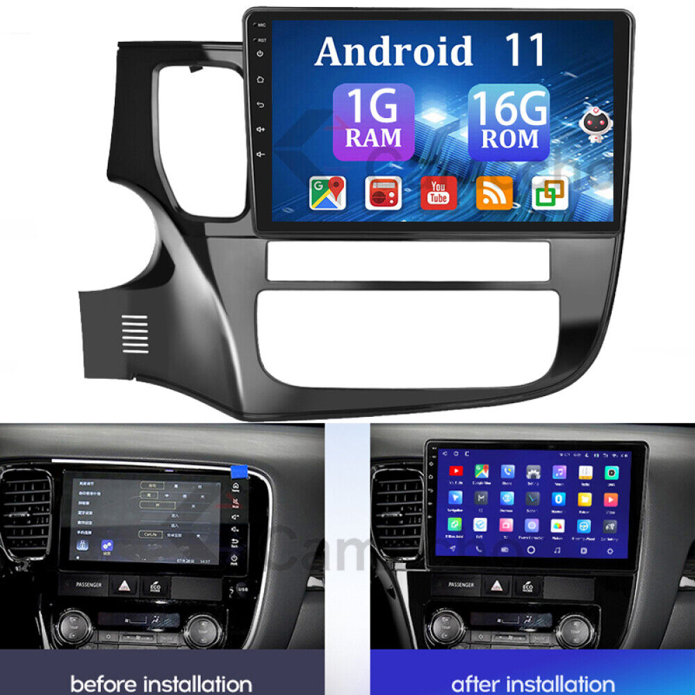 For Mitsubishi Outlander 2012-2018 Android 11 Car GPS Navi Radio Stereo Player