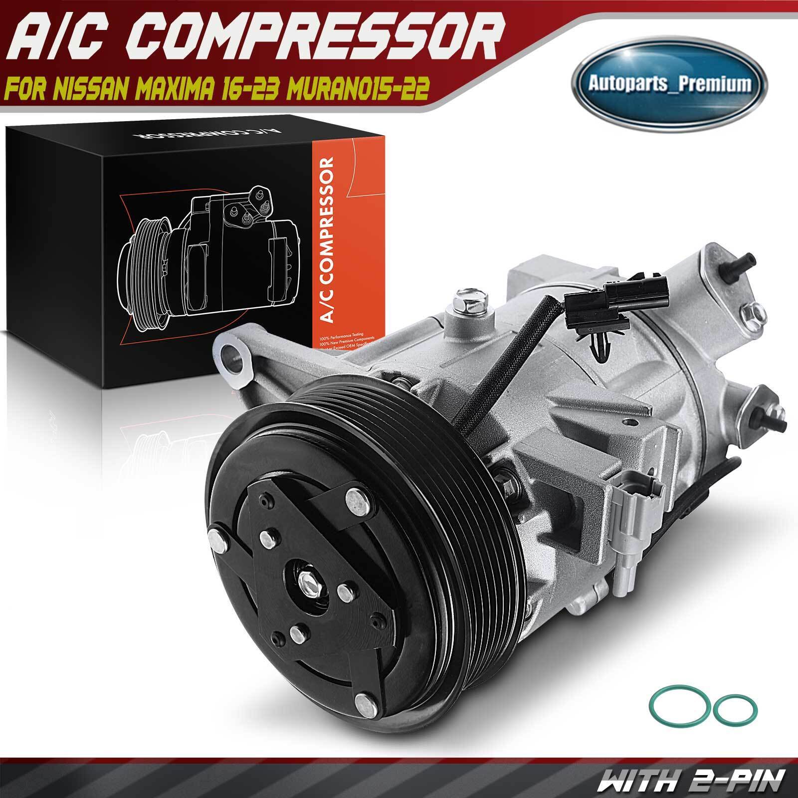 A/C Compressor with Clutch for Nissan Maxima Murano 2015-2022 V6 3.5L 6SBH14C