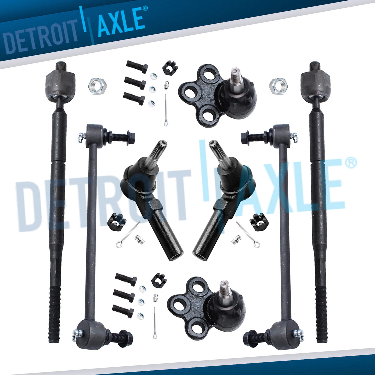 New 8pc Complete Front Suspension Kit for Chevrolet Equinox Torrent Saturn Vue