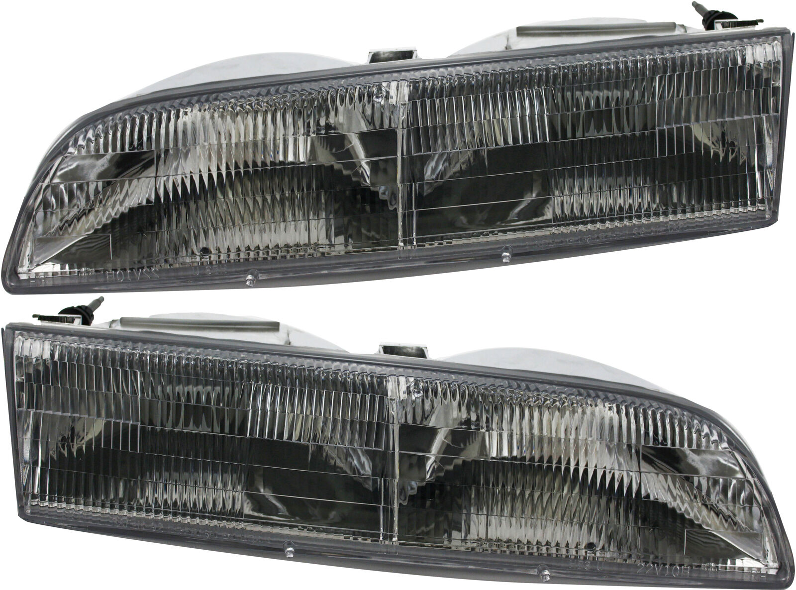 For 1992-1997 Ford Crown Victoria Headlight Halogen Set Pair