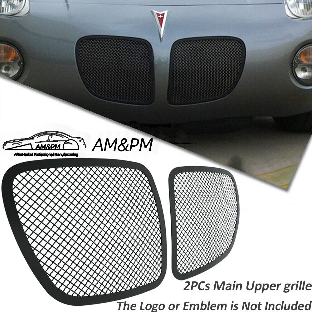 Fits 2006-2009 Pontiac Solstice Mesh Grille Black Stainless Grill Insert 2008