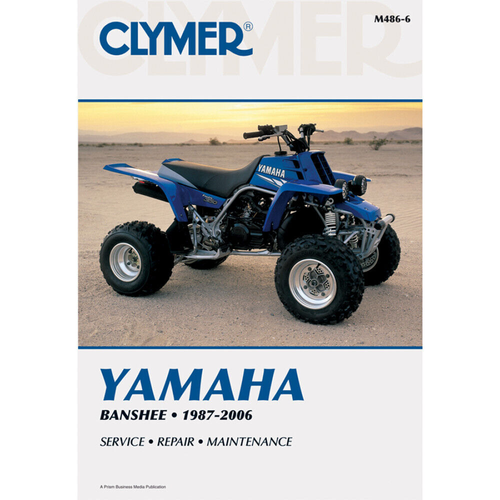 CLYMER Physical Book for Yamaha Banshee YFZ350 YFZ 350 1987-2006 | M486-6