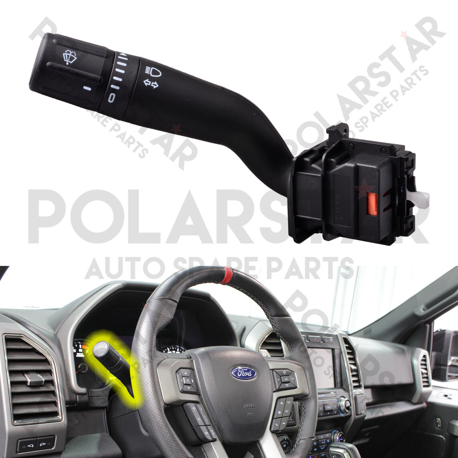 Multi-Function Turn Signal Switch for 15-17 Ford F150 F250 F350 Super Duty