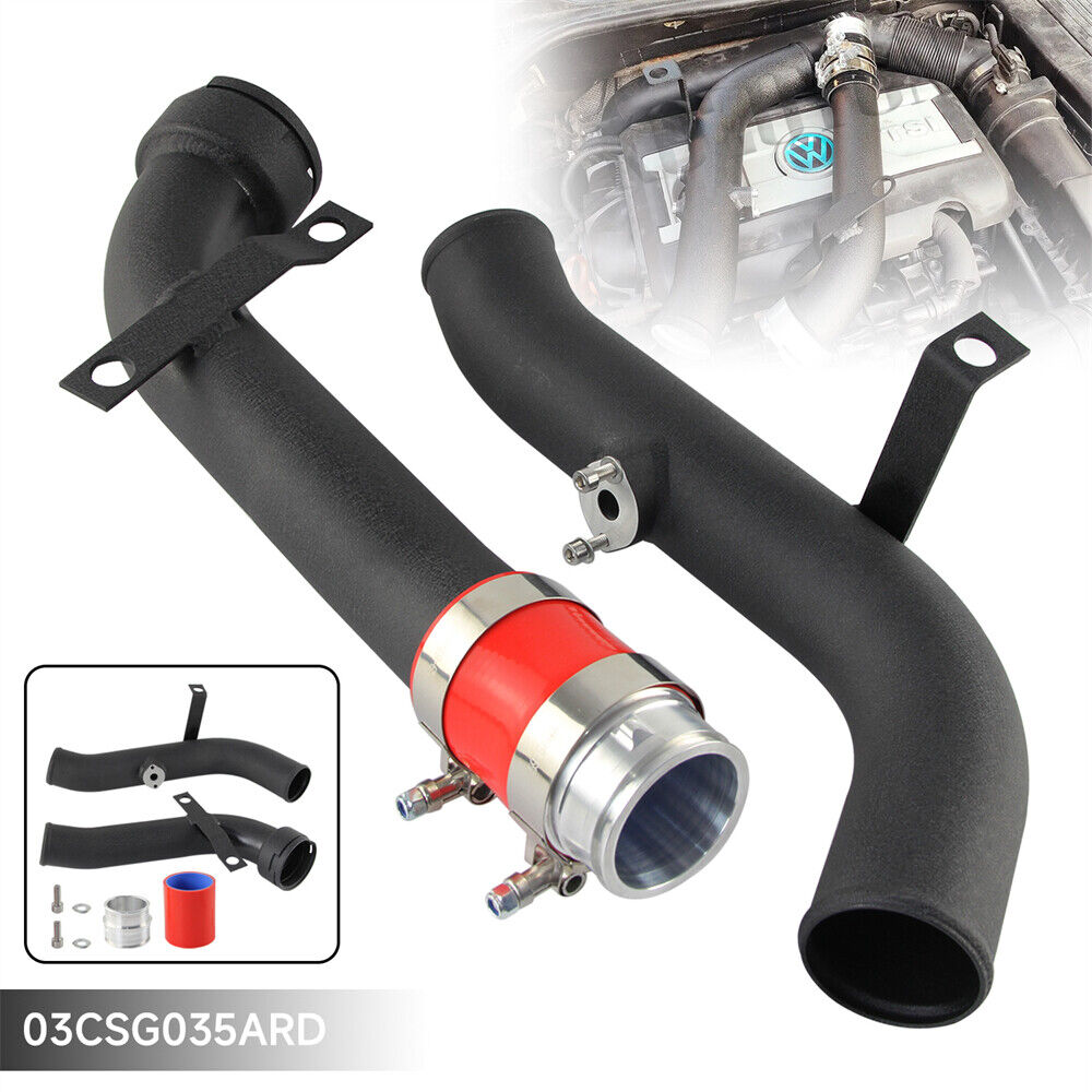 Turbo Discharge Pipe Conversion For VW Golf GTI Jetta MK5 MK6 Audi TT A3 Red