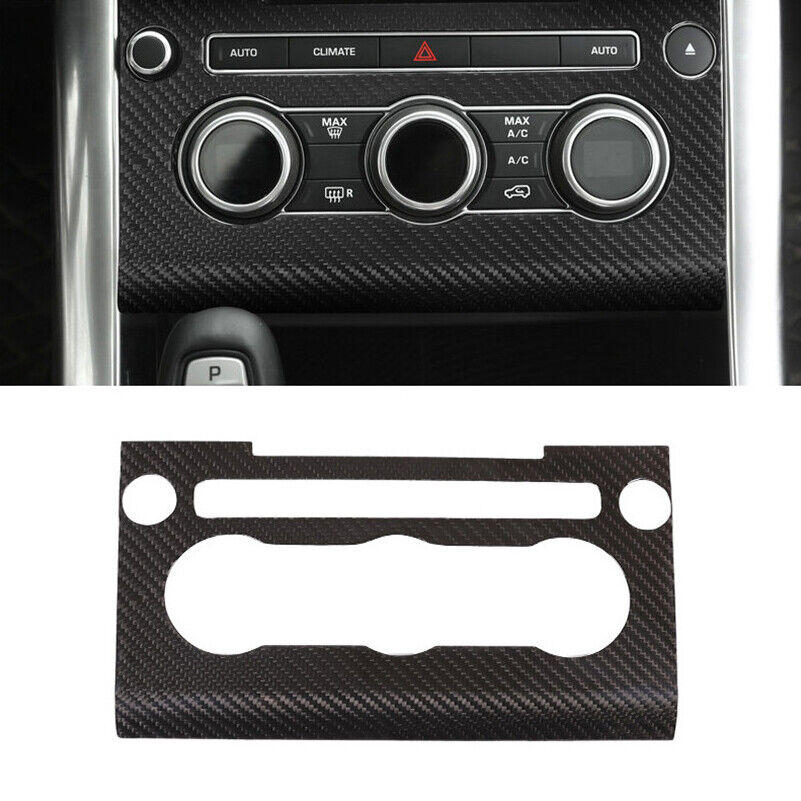 Real Carbon Fiber Center Console AC Panel Frame For LR Range Rover Sport 2014-17
