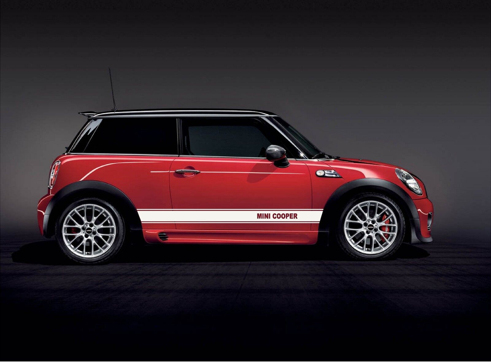 Mini Cooper SIDE Stripes Graphic Decals  FIts All YRs & MODELS 