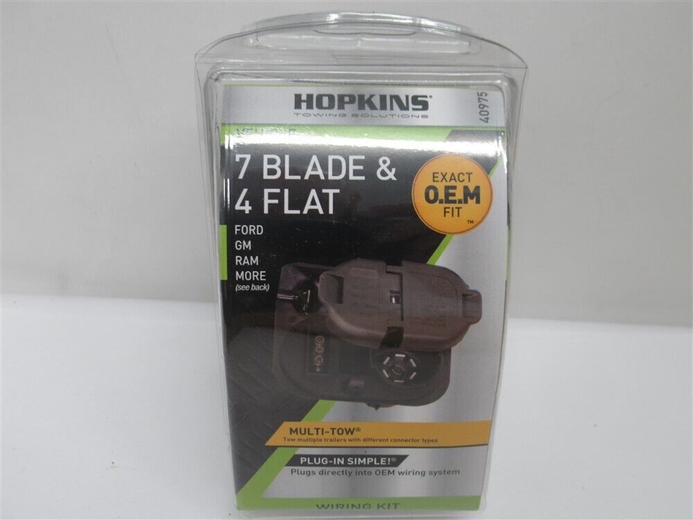 Hopkins 40975 , 7 Blade & 4 Flat Multi Tow W / Bracket