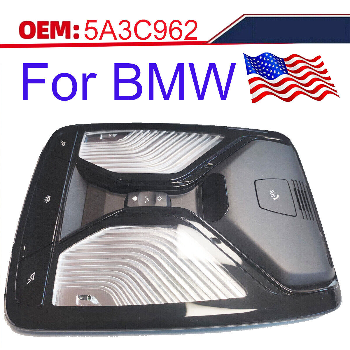NEW FOR BMW 5 6 Series X3 X4 interior light function center Roof OEM 5A3C962 US
