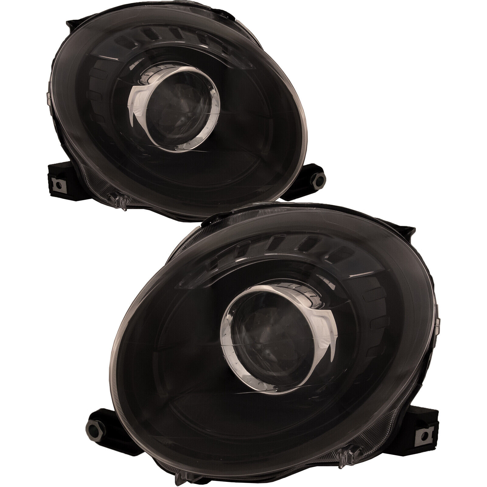 Headlight Pair For 12-19 FIAT 500 CAPA Certified Left Right Halogen Headlamp