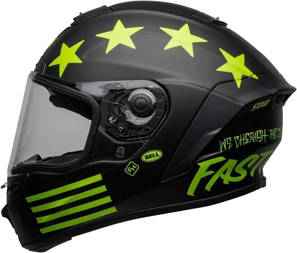 Open Box Bell Star DLX MIPS Motorcycle Helmet Matte Black/Hi-Viz  Size XL