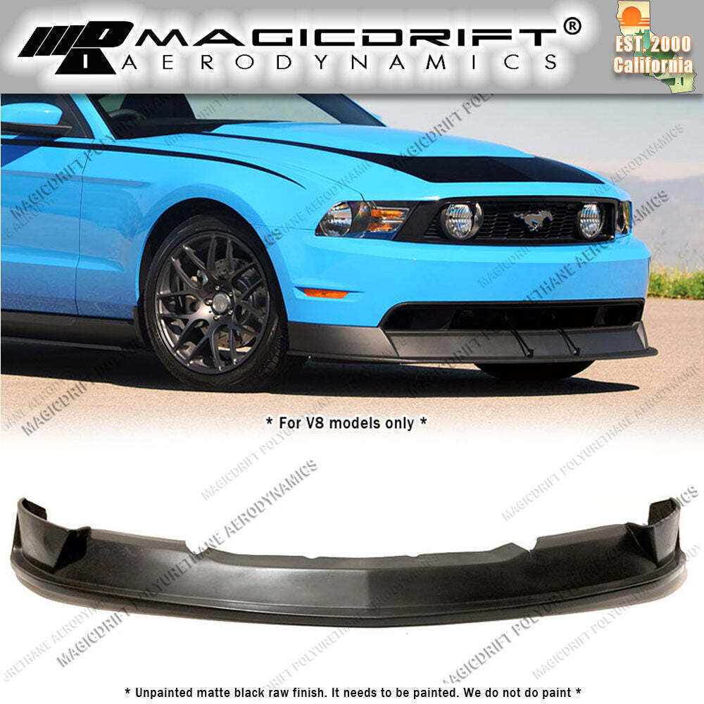 For 10-12 FORD MUSTANG GT ST RT500 Style URETHANE FRONT BUMPER CHIN LIP SPOILER