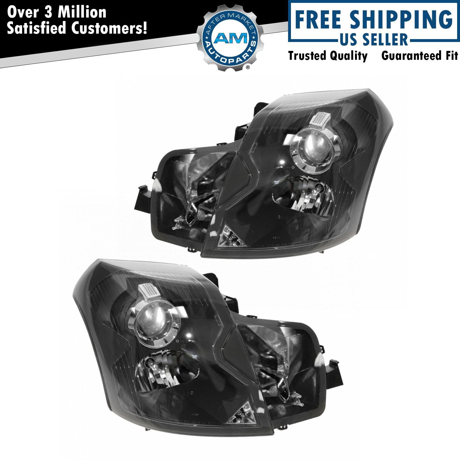 Headlight Set Left & Right For 2003-2007 Cadillac CTS GM2502242 GM2503242