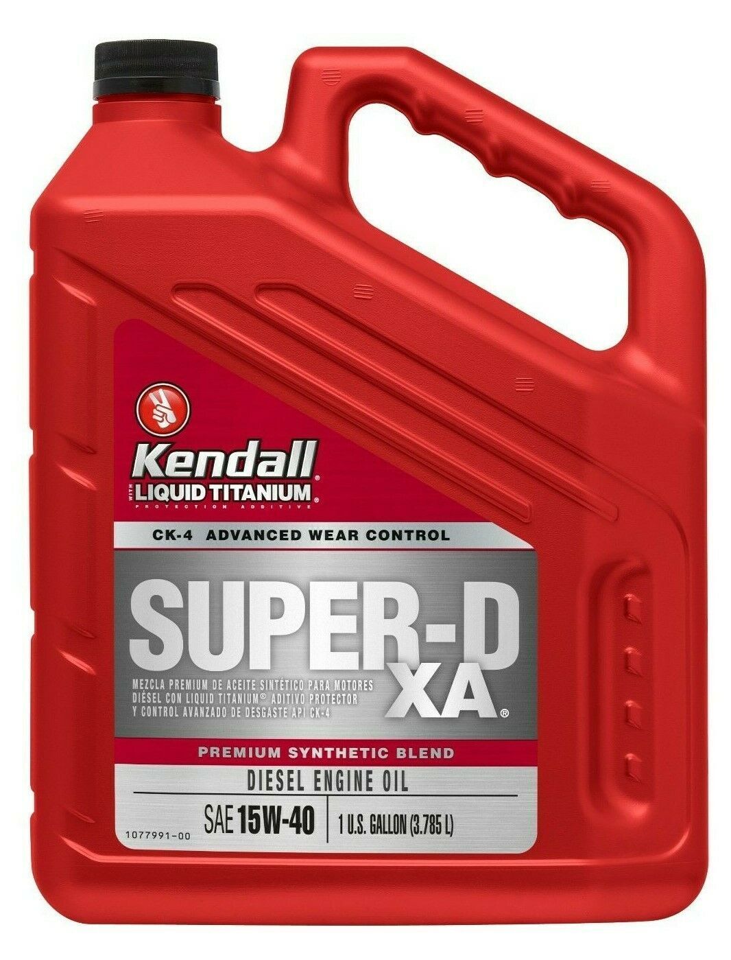 Kendall Super-D XA CK-4 15W40 Diesel Engine Oil 1 Gallon