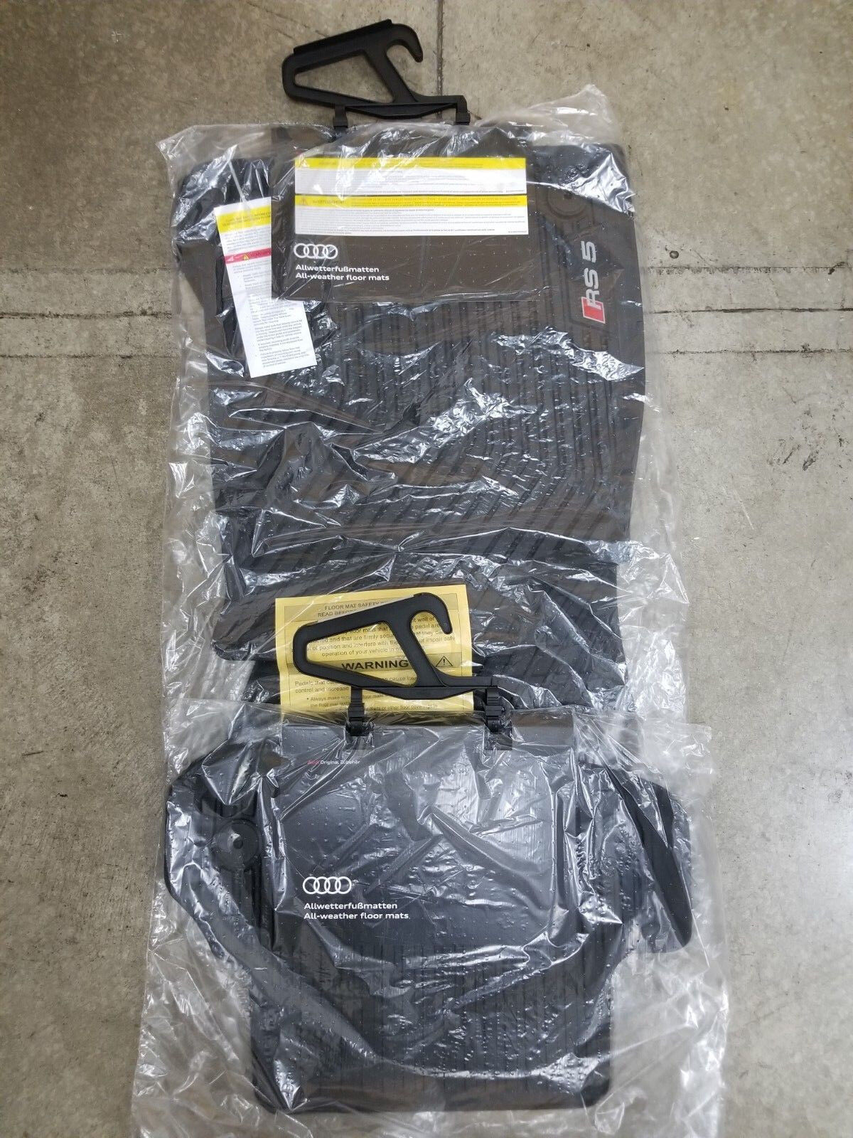 2018 Audi RS5 (COUPE ONLY) Genuine OEM All Season Floor Mats - Set of 4