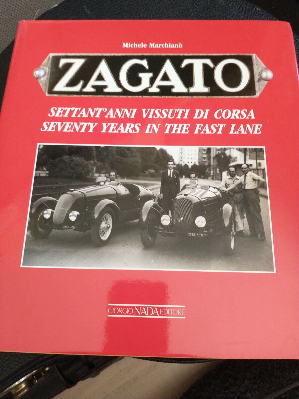Zagato: Seventy Years in the Fast Lane book Michele Marchiano, 1989 Alfa Ferrari