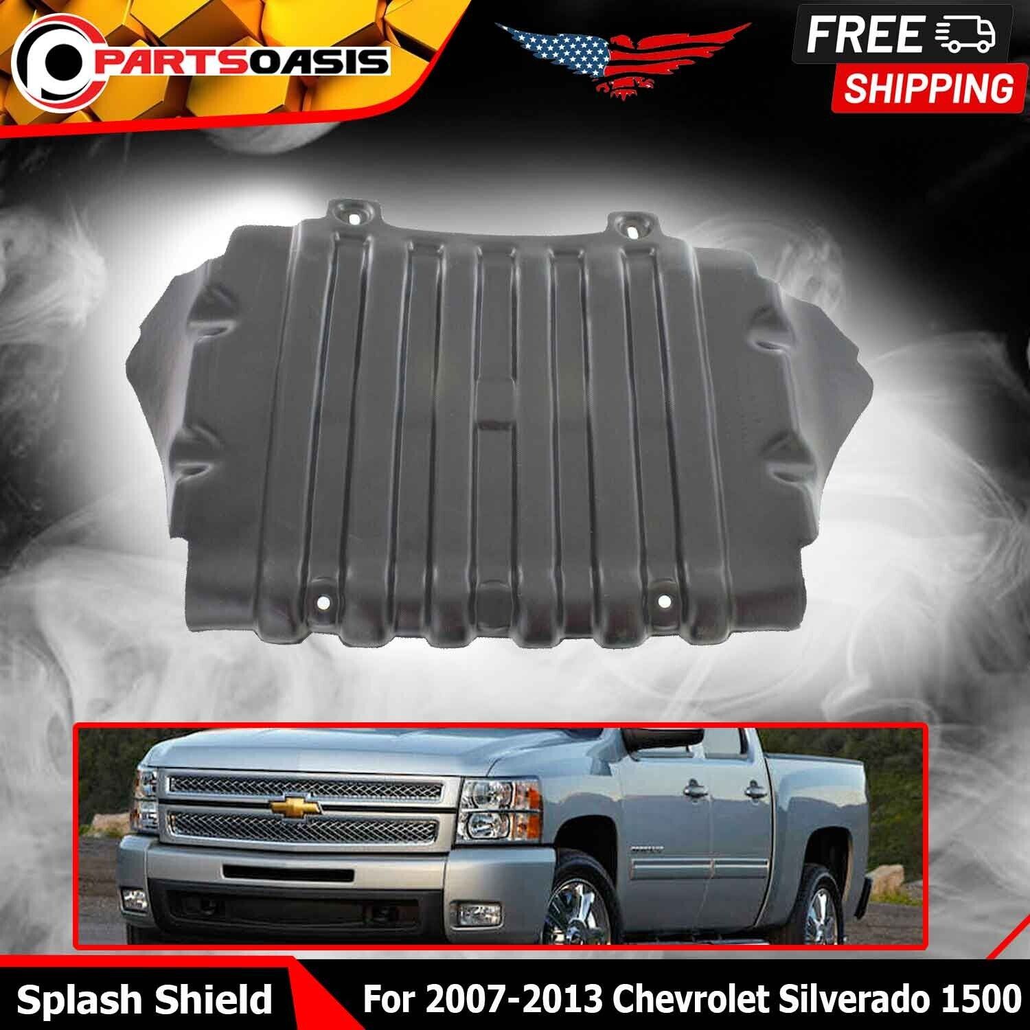New Front Engine Splash Shield For 2007-2013 Chevrolet Silverado 1500 GM1228139