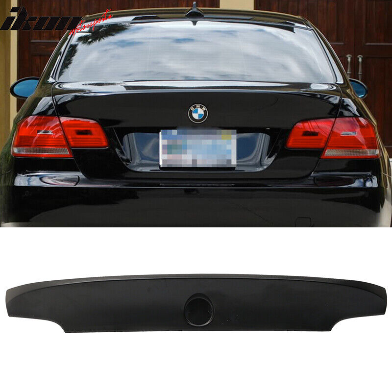 Fits 07-13 BMW E92 325i 328i 335i M3 CSL Style Unpainted Rear Trunk Spoiler ABS