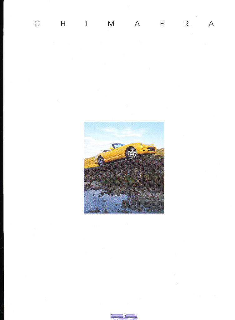 2000 2001 TVR Chimaera Convertible Original Car Sales Brochure - 2002 1999