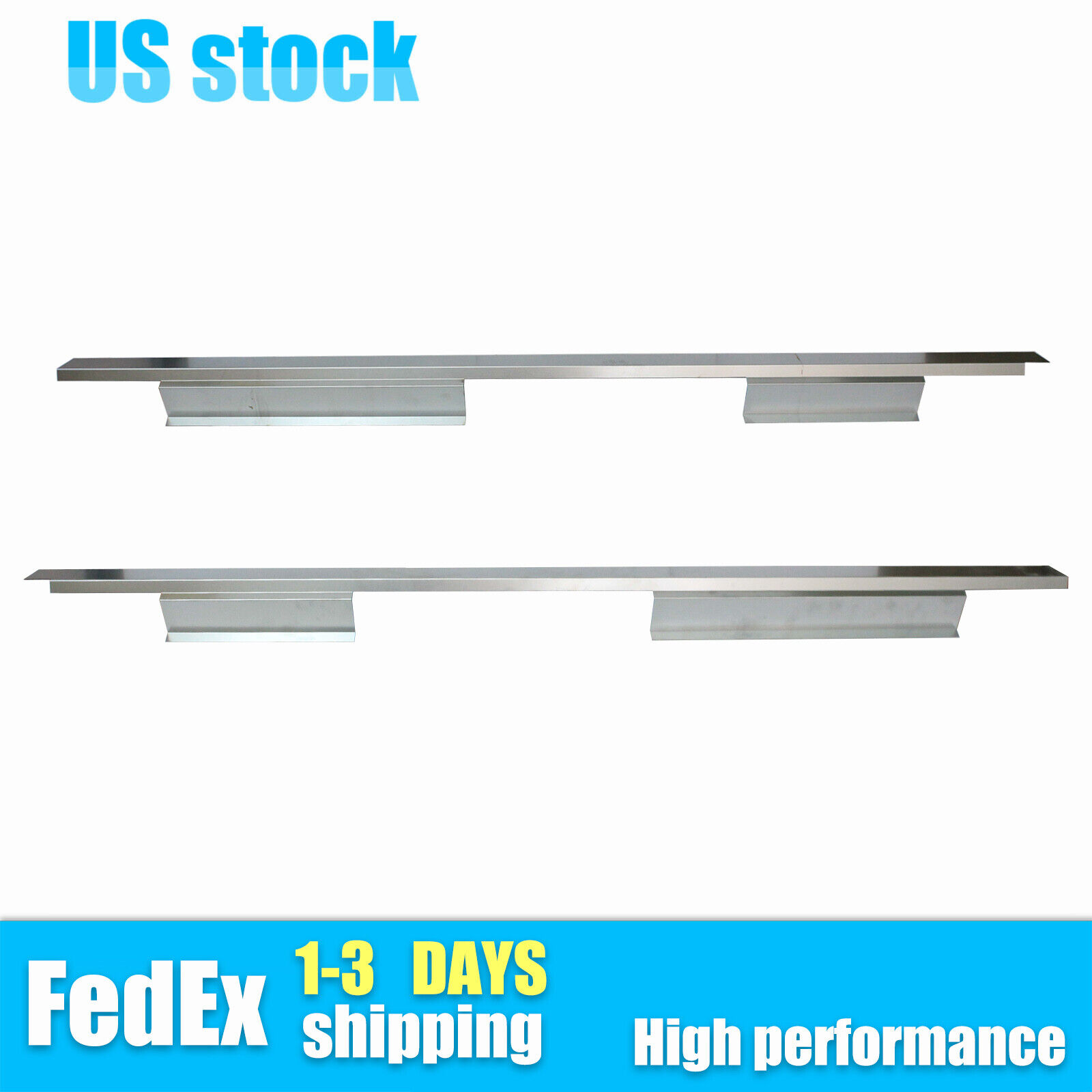 For 86-91 Ford Taurus Mercury Sable 4-door 2pcs Left Right Outer Rocker Panel