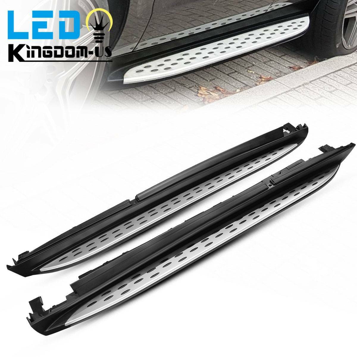 Running Boards for 2012-2017 Mercedes Benz W166 ML GLE Nerf Bars Side Steps PAIR