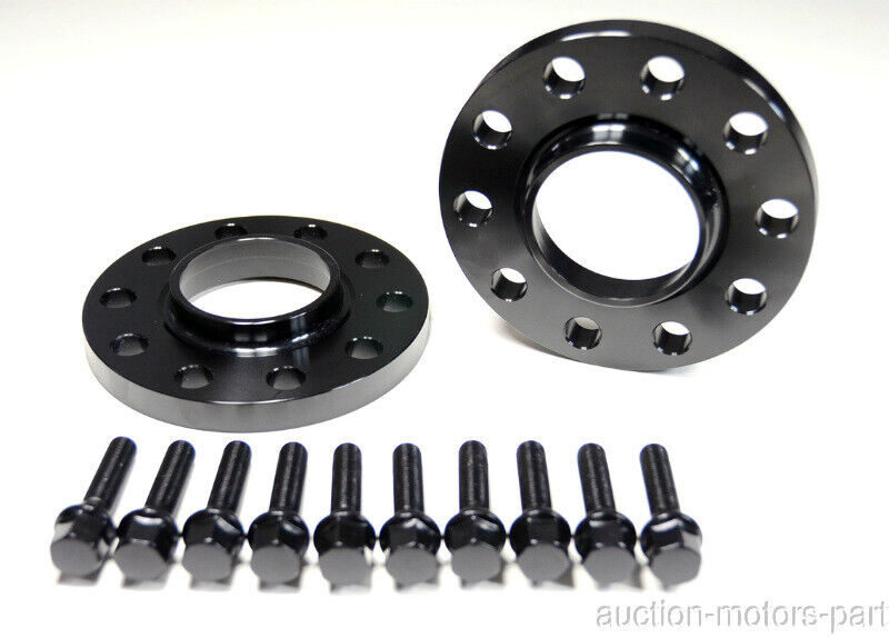 Black 15mm Hubcentric Wheel Spacers Adapter Fit BMW m M Coupe Type MRC Year 2000