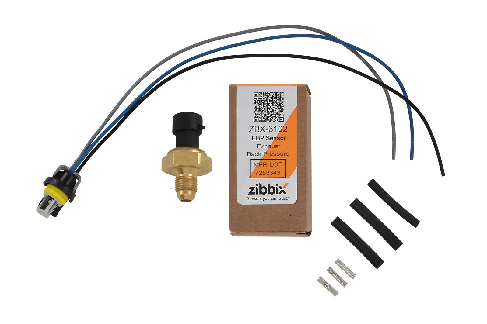 Zibbix EBP Exhaust Back Pressure Sensor + Pigtail for 05.5-10 6.0L Powerstroke