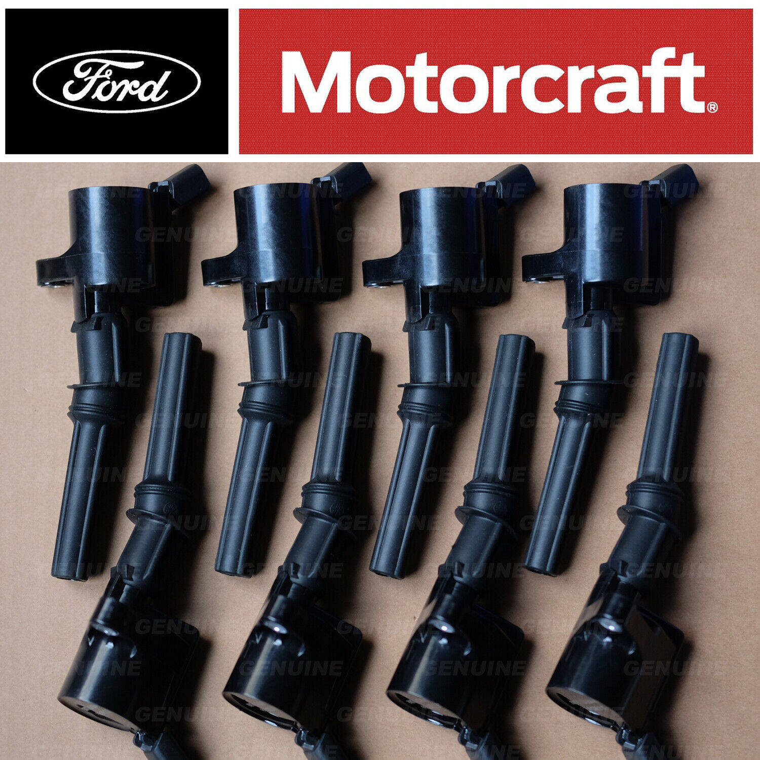 8PCS OEM DG508 Motorcraft Ignition Coils For Ford F150 4.6L 5.4L 6.8L NEW