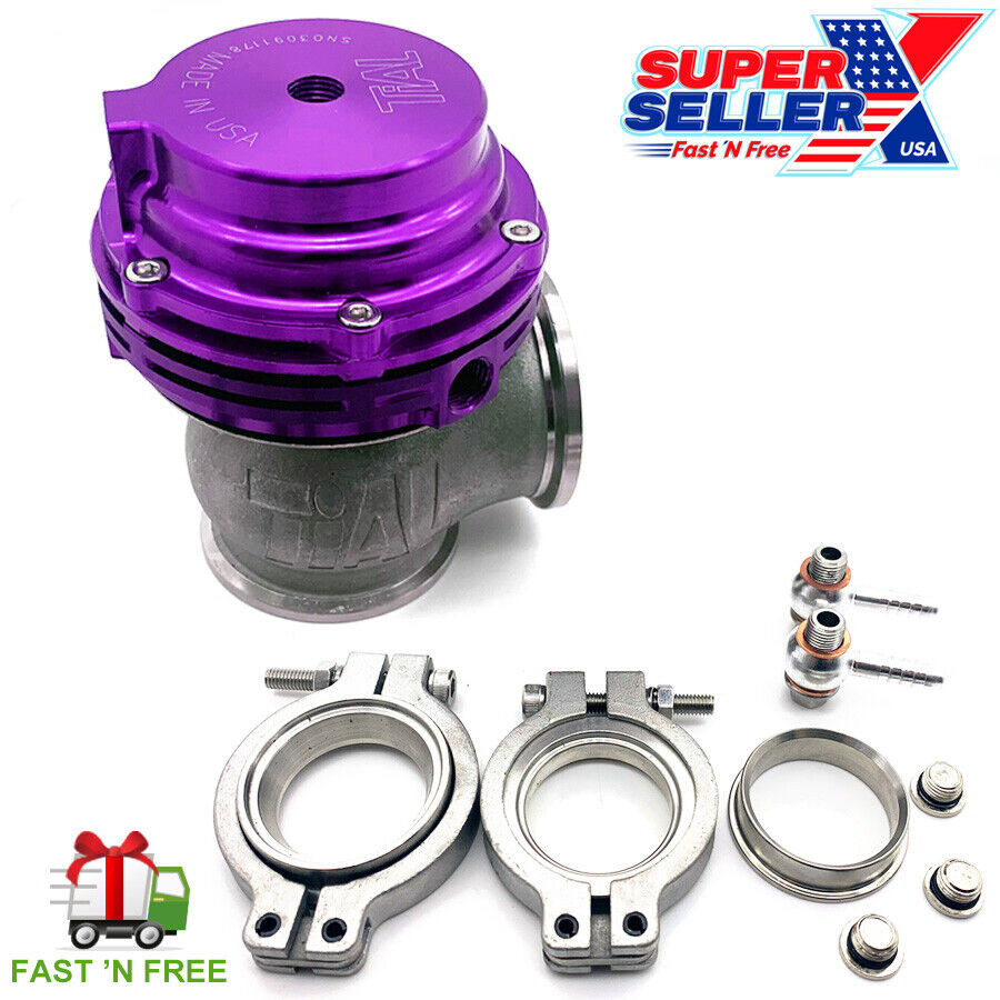 MVS 38mm External Turbo Wastegate Purple - Fits Tial Springs & Flange 22PSI USA