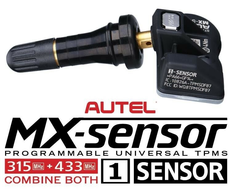 Autel MX-Sensor 315MHz & 433MHz TPMS Universal Programmable Sensor