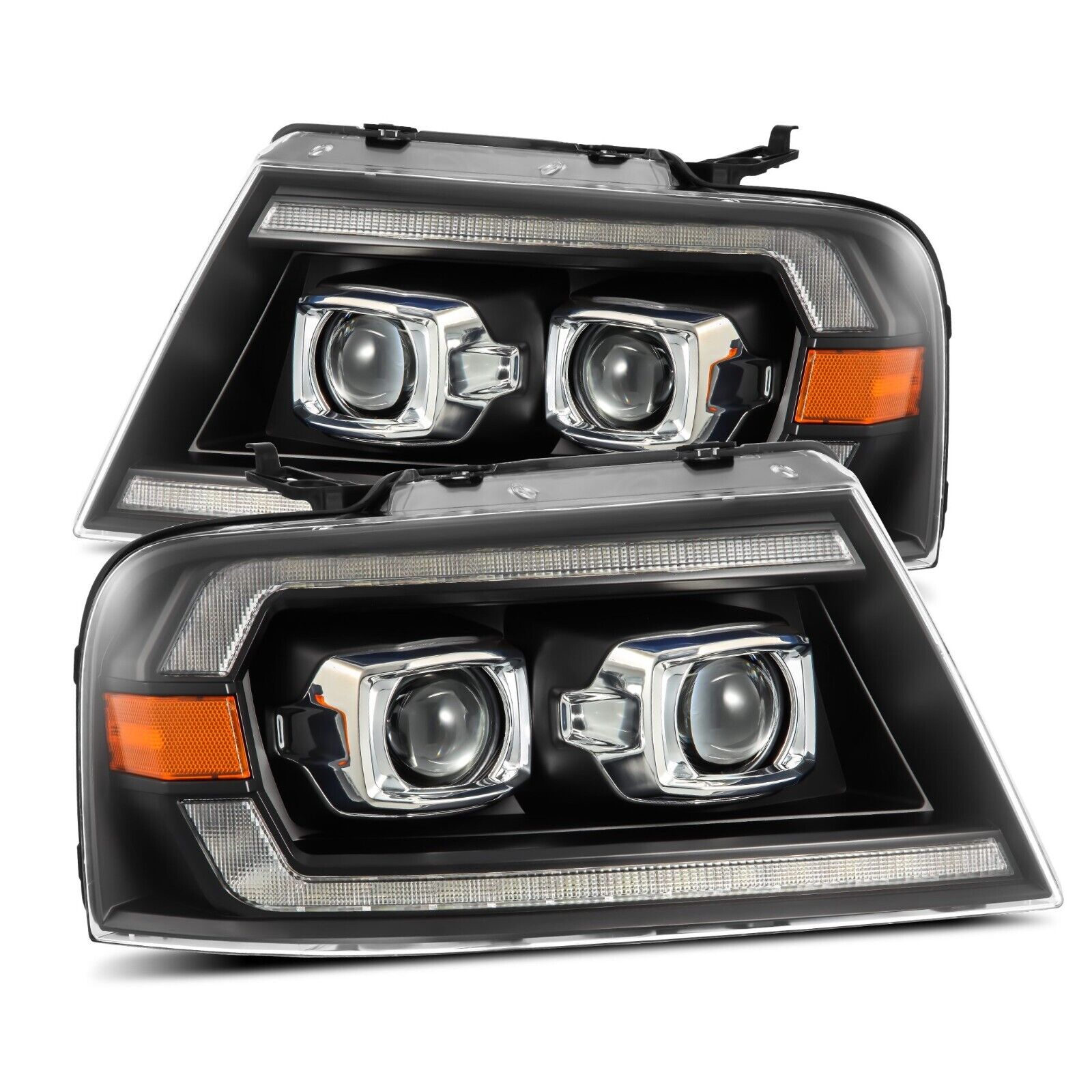 For 04-08 Ford F150 06-08 Lincoln Mark LT PROSeries Halogen Projector Headlights