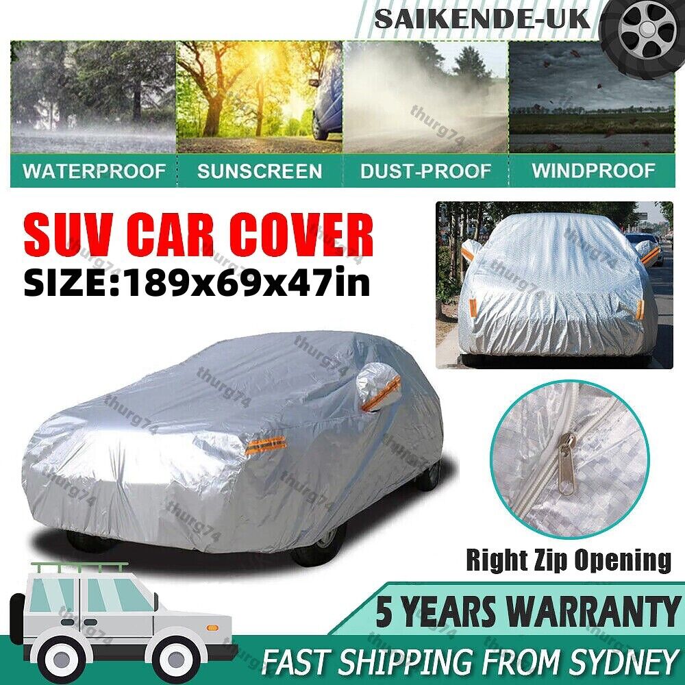 Full Car Protection Cover Waterproof Sun UV Snow Dust Rain Resistant For Toyota