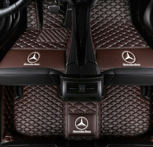 For Mercedes-Benz 1998-2021 Luxury Waterproof Front & Rear Liner Car Floor Mats