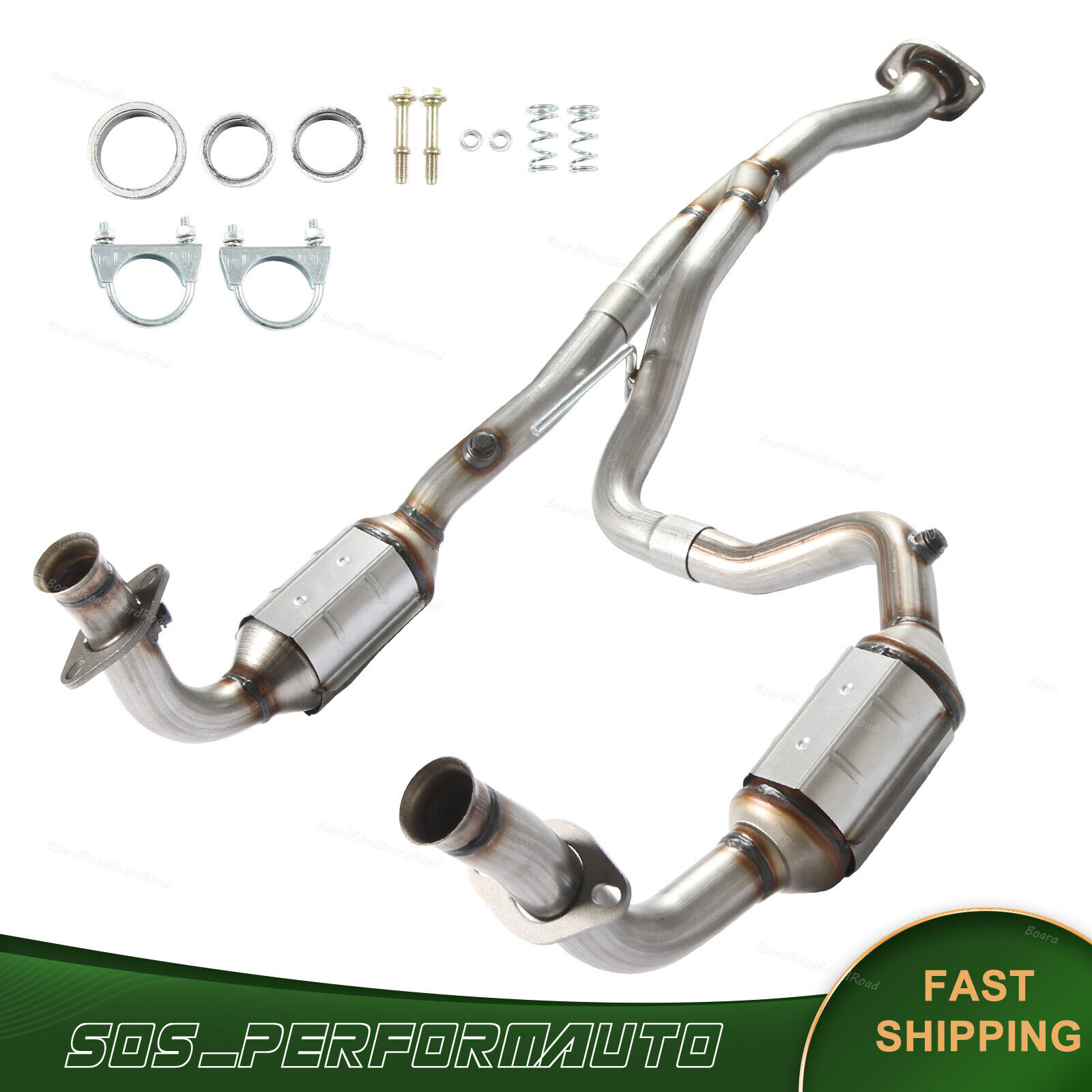 FITS 2005-2007 JEEP Liberty 3.7L Y Pipe Catalytic Converters EPA OBDII APPROVED