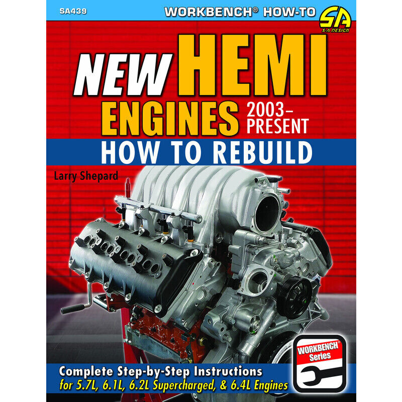 SA Design Books Enthusiast SA439; New Hemi Engines 2003-Present: How to Rebuild