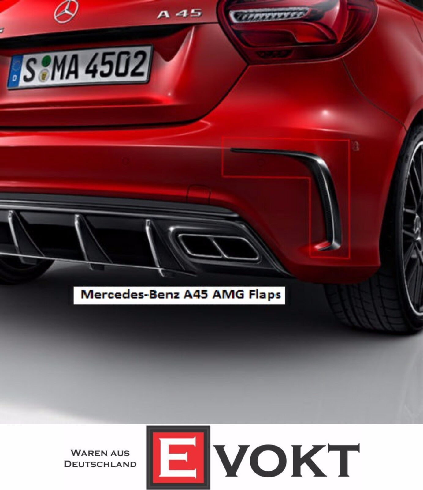 Genuine Mercedes-Benz A45 AMG Flaps Flics Aero Package A-Class W176 Facelift 