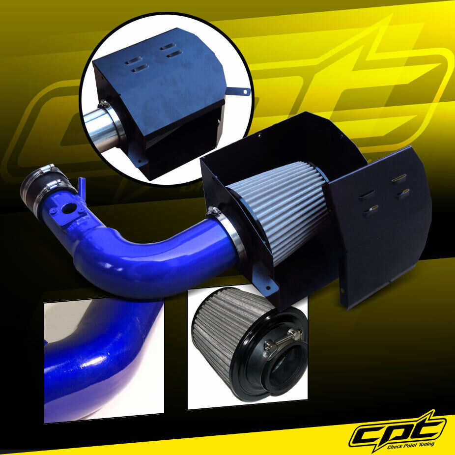 For 13-20 Scion FRS BRZ 2.0L 4cyl Blue Cold Air Intake + Stainless Steel Filter