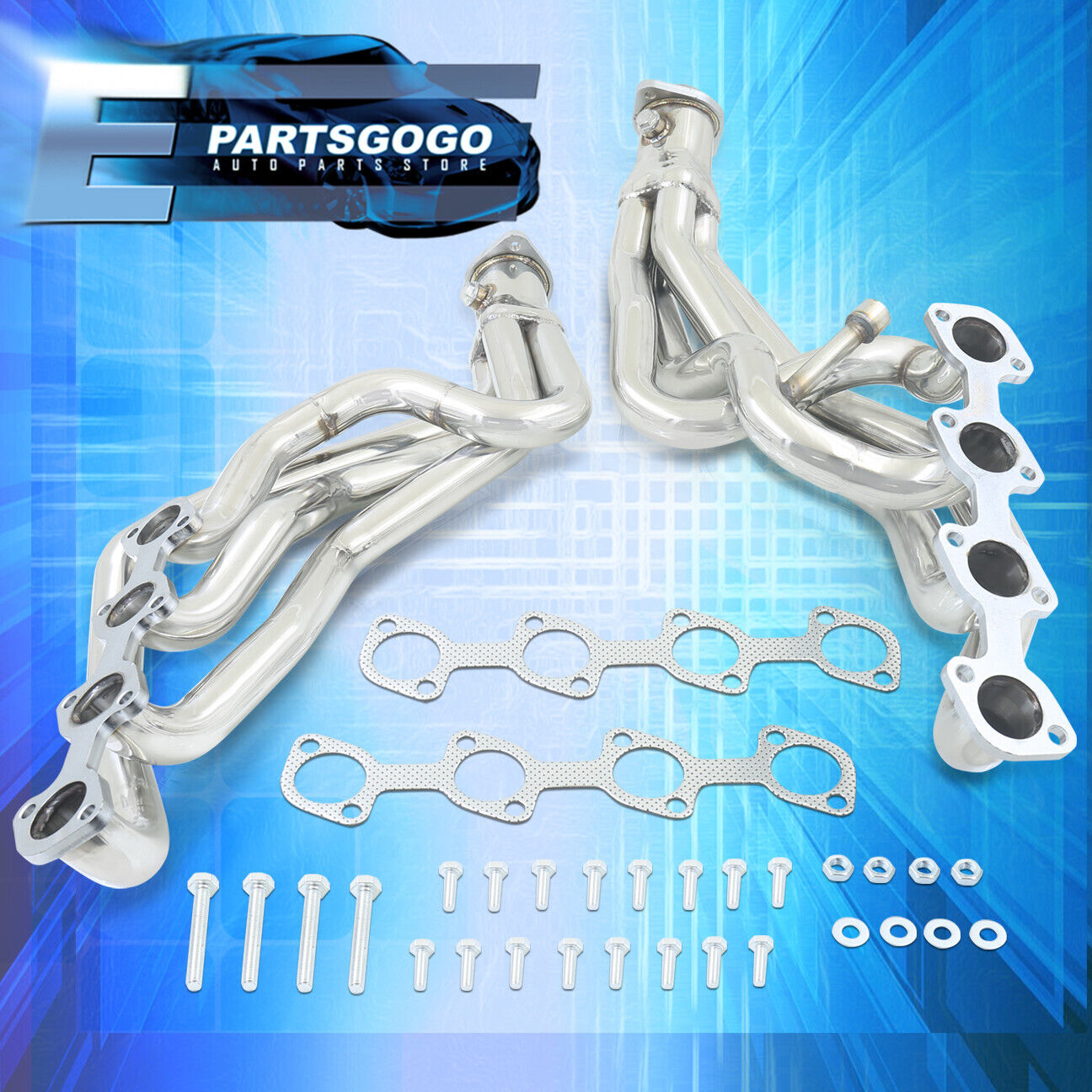 For 96-04 Ford Mustang GT 4.6 Stainless Steel Exhaust Manifold Long Tube Header