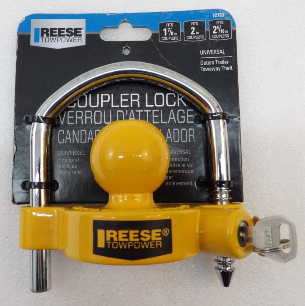 REESE Towpower 72783 Coupler Lock Fits 1-7/8\