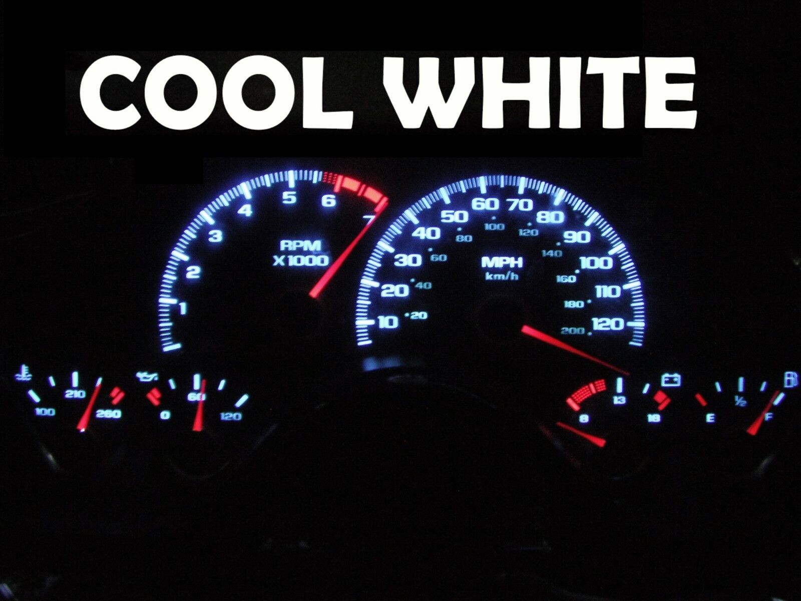 Gauge Cluster LED Dash kit Cool White For 97 02 Chevy Camaro Chevrolet SS Z28