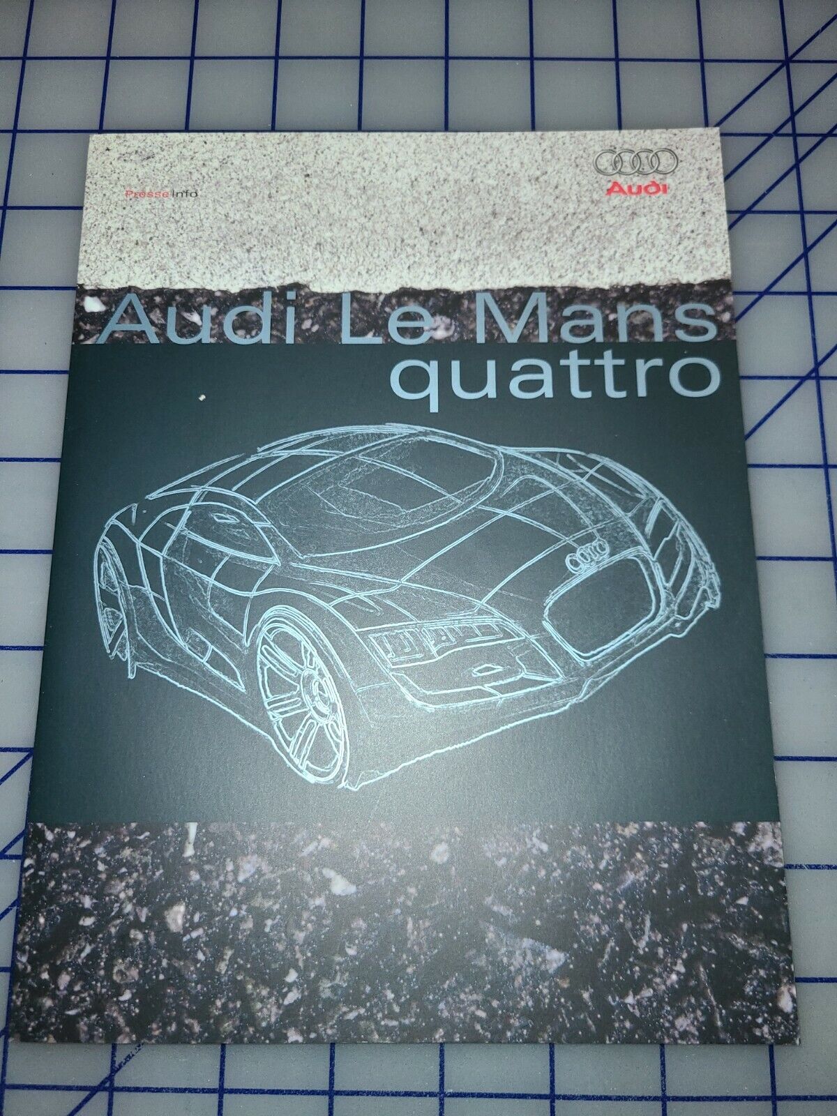 2007 2008 Audi R8 Concept Le Mans Quattro Catalog Press Media Kit w/CD  