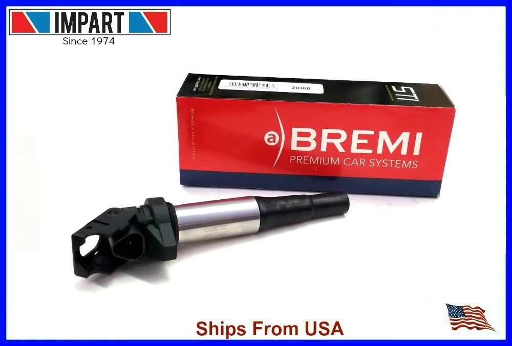 BMW Bremi Germany Ignition Coil With Connector Boot  12138616153  20360