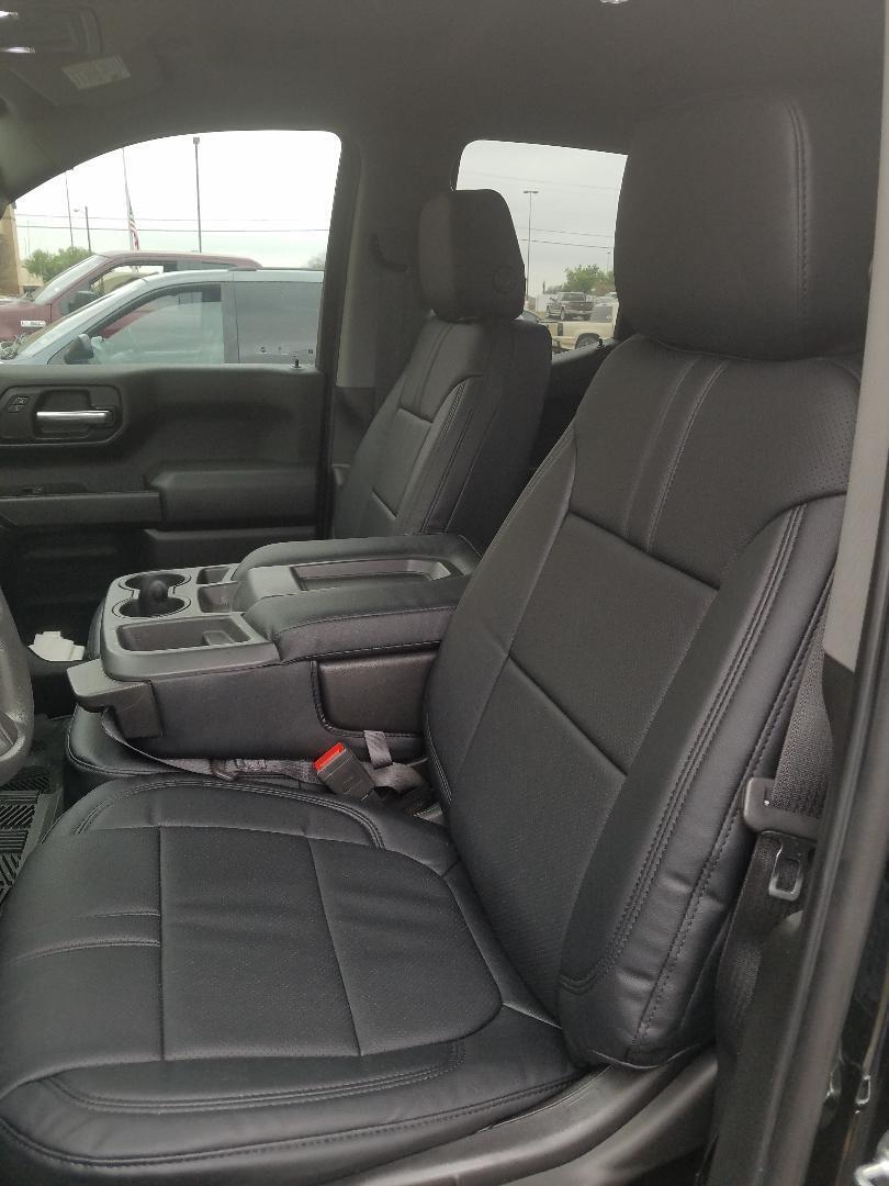 Clazzio PVC Leatherette Black Seat Covers for 2019-2023 Chevy Silverado Crew Cab