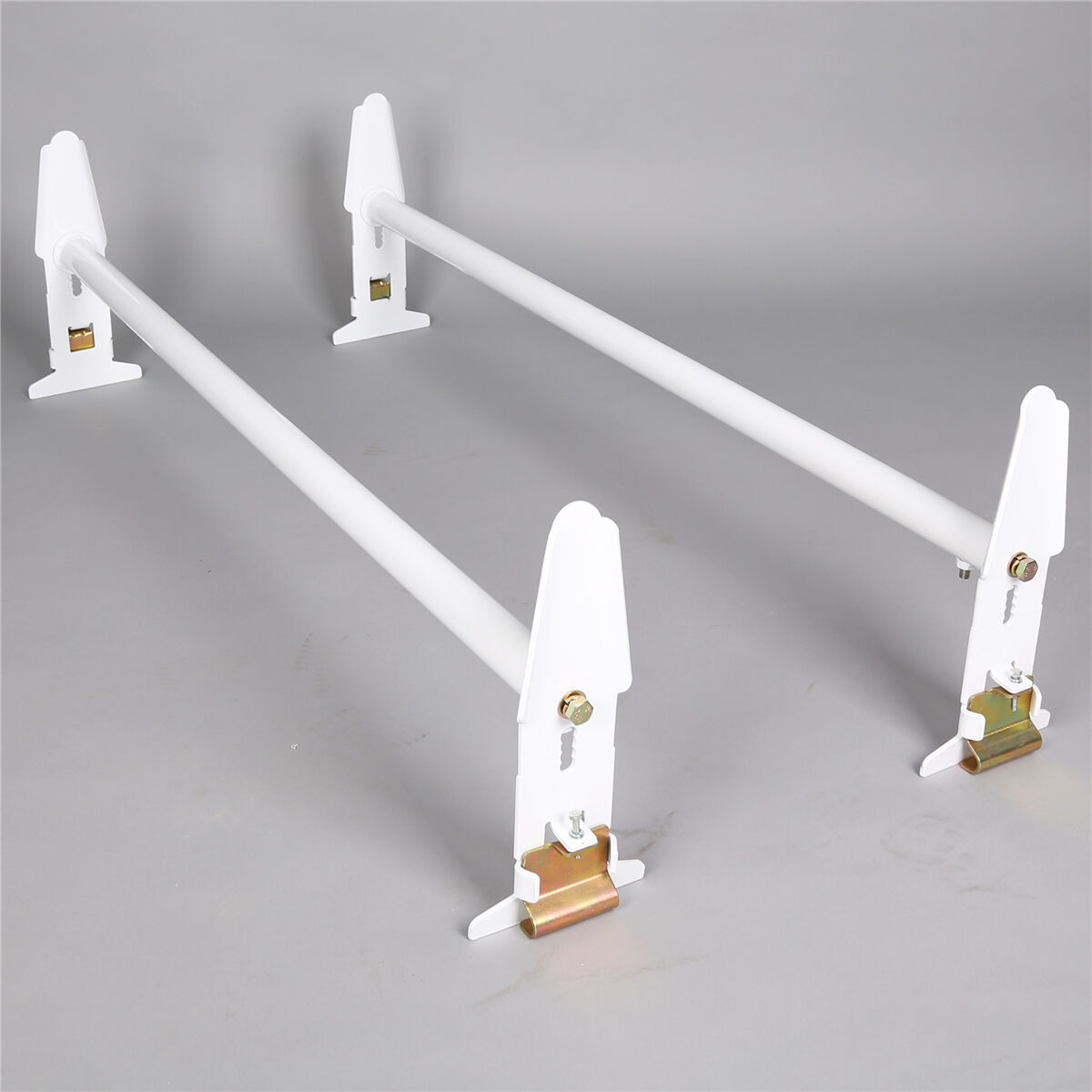 Adjustable Van Roof Ladder Rack 2Bars For Chevy Ford GMC Express Universal