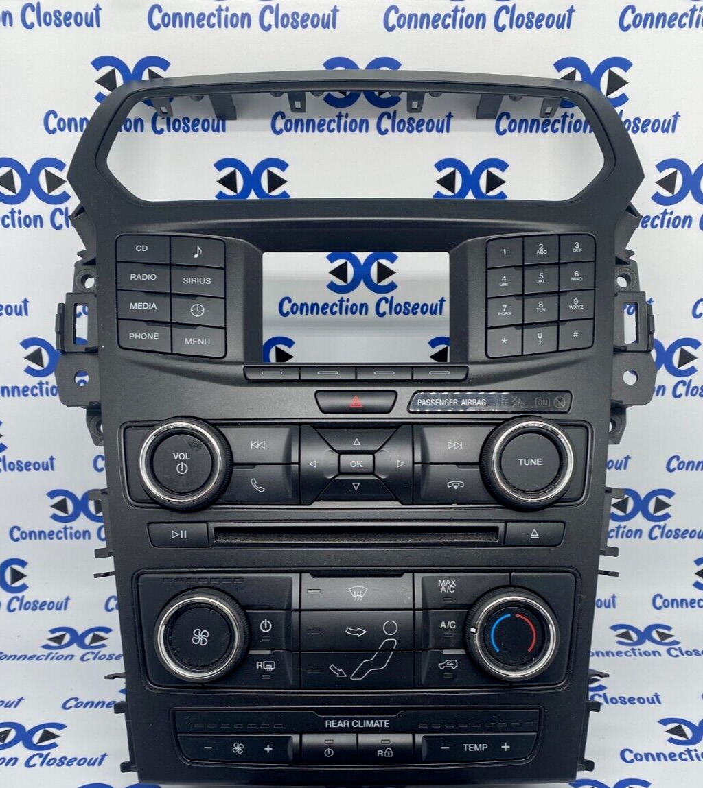 ✅ 2016- 2018 Ford Explorer Climate Control Panel Radio Bezel (GB5T-18A802-JD)