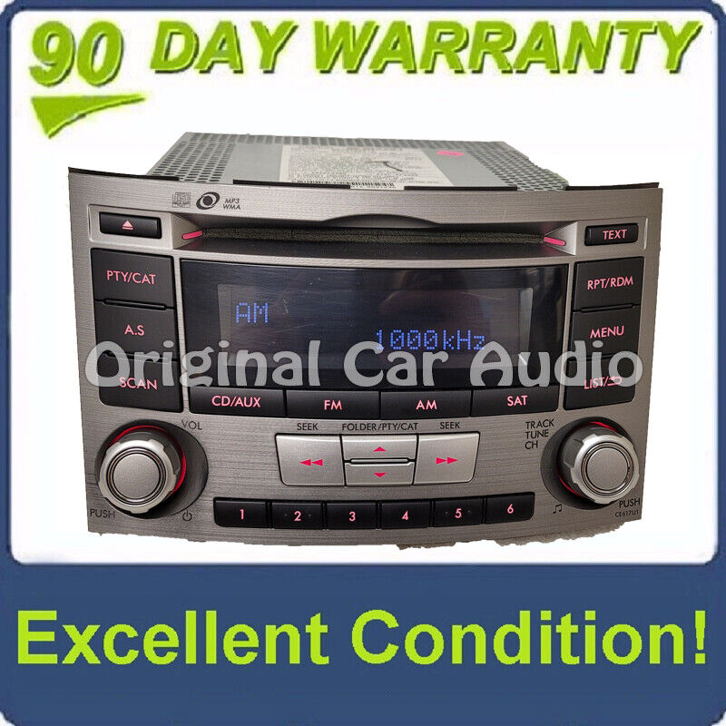 2012 - 2014 Subaru Legacy Outback OEM AM FM Single CD Radio Player