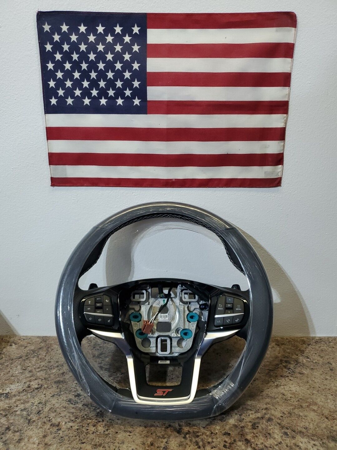 2020 - 2023 FORD OEM Explorer ST Steering Wheel Black Leather ((NEW))🇺🇲⭐️