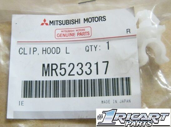 MITSUBISHI OEM 02-17 Lancer Hood-Support Rod Clip MR523317