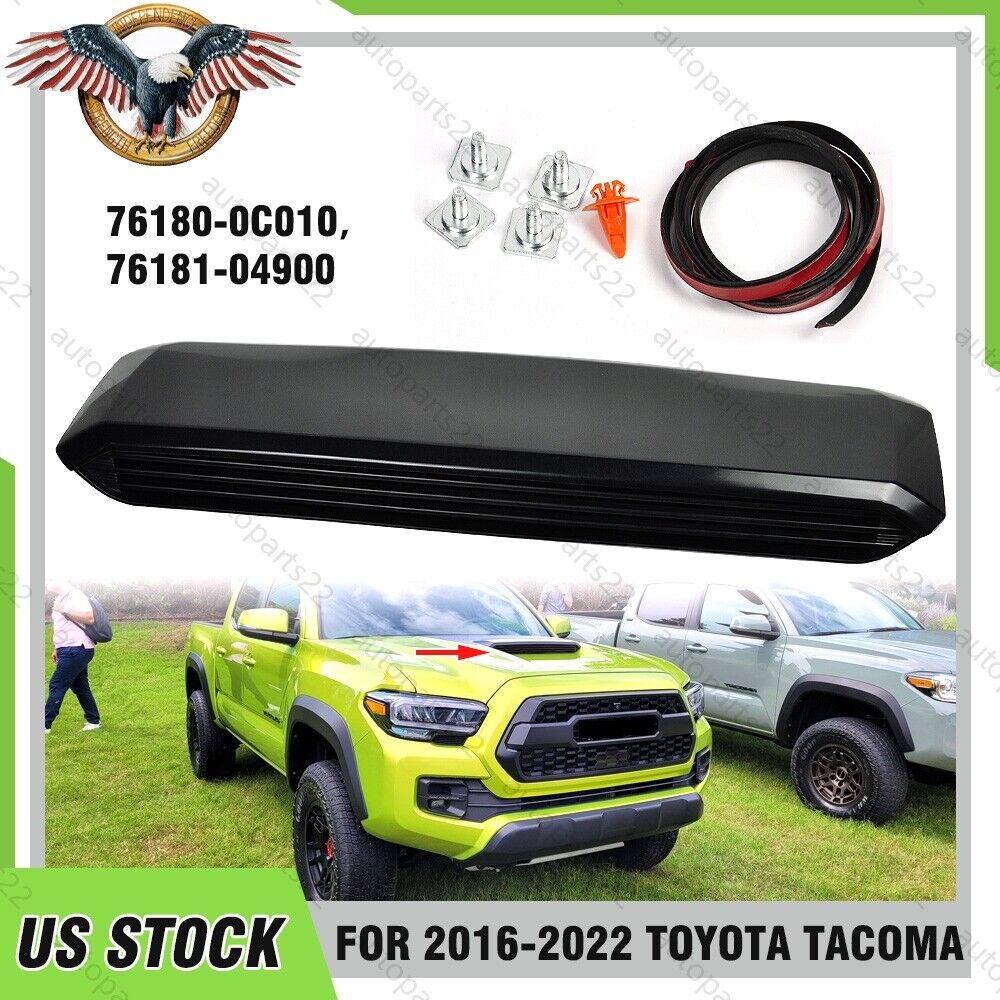 Front Upper Hood Scoop Intake Air Duct For 2016-2022 Toyota Tacoma 76181-04900